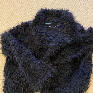 fluffy formal jacket never worn